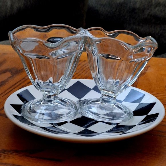 Vintage 70s Sundae Set - Picture 1 of 2